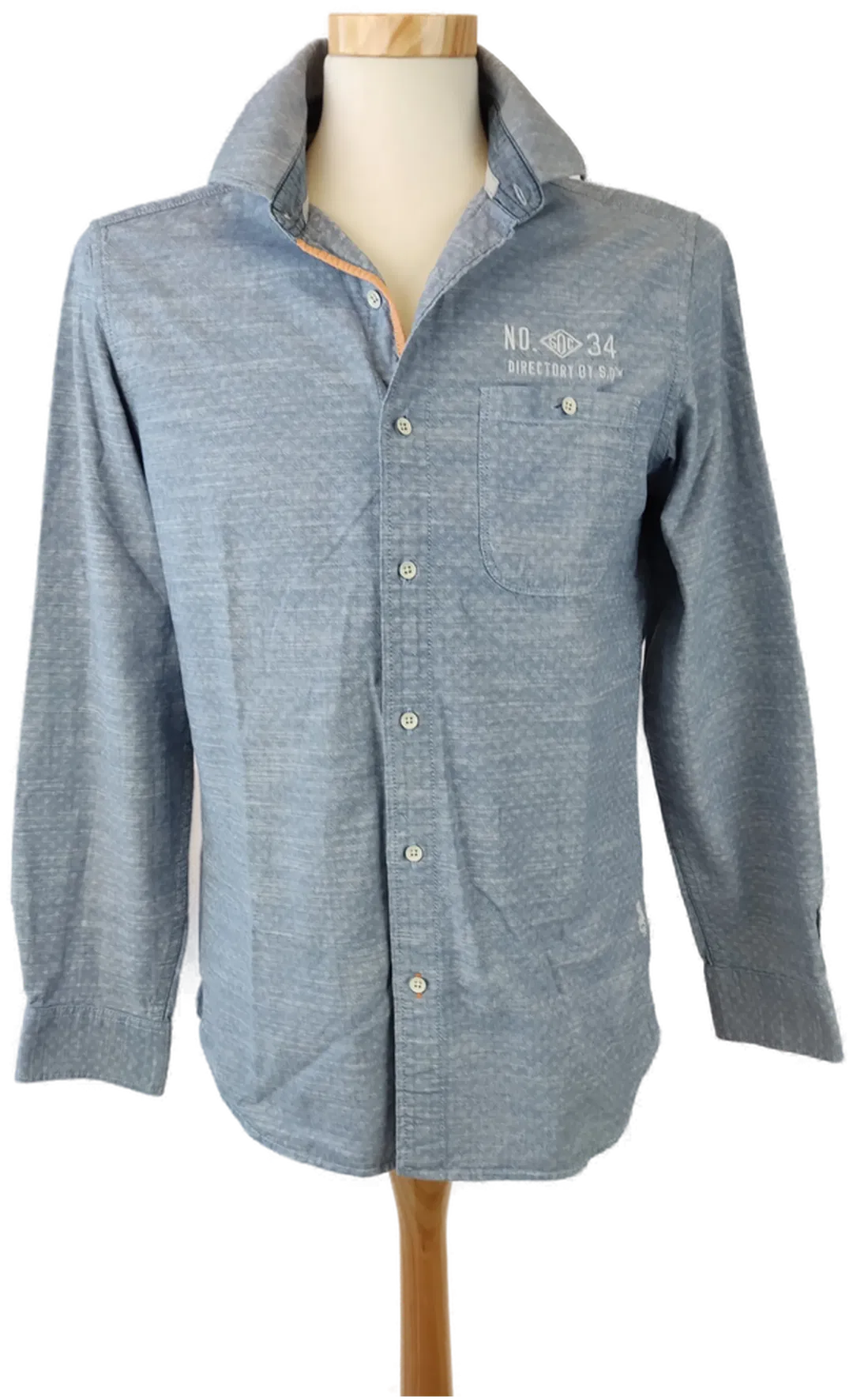 s.Oliver Herrenhemd hellblau - Gr. M (Slim fit) - Bild 1