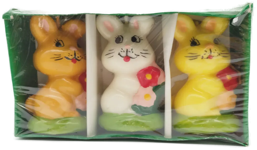 Charmante Frohe Ostern Kerzchen - VINTAGE - Bild 1