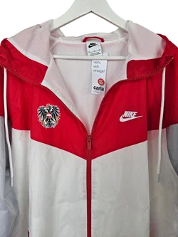 Nike Herren Sportjacke ÖSTERREICH, rot/weiß - Gr. XL – Vorschau 3