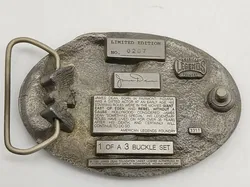 JAMES DEAN Gürtelschnalle. Limited Edition 1991. Silber - Bild 3