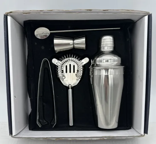 Cocktailset 5-teilig aus Edelstahl – Bild 3