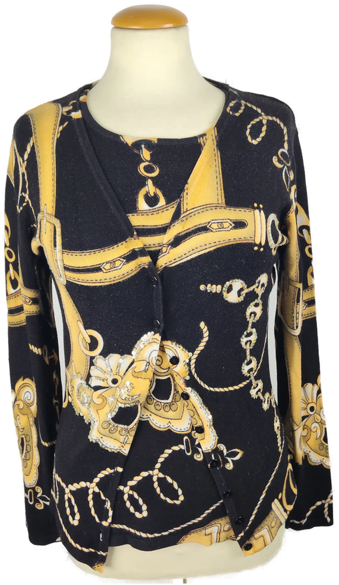 Damen Top Mit Weste Sonstige Viskose Herbst/Winter | Wohlfühl-Layer – Bild 2