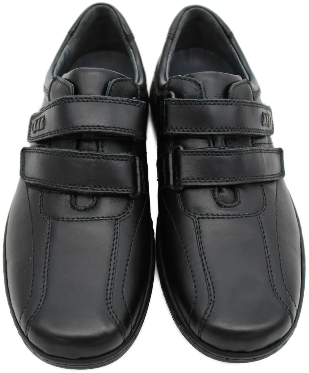 Waldläufer Herrenschuhe – schwarz, Gr. 8½ (42,5), Klettverschluss, neuwertig - Bild 1