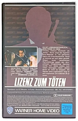 VHS "James Bond 077 - Lizenz zum Töten" – Vorschau 2