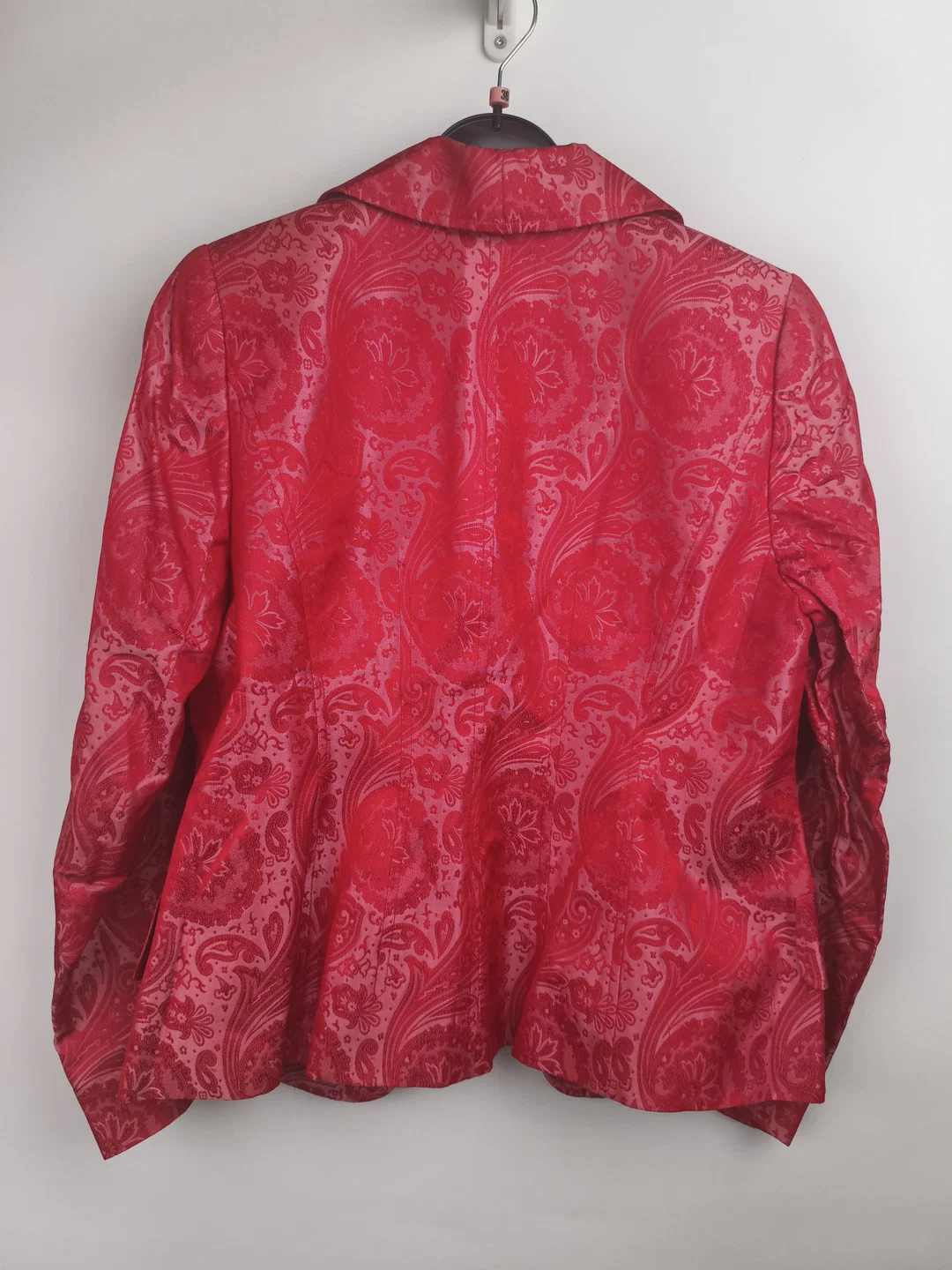 Tullo Damenkostüm mit Blazer und Rock Gr. 36 aus feinster Seide – Bild 3
