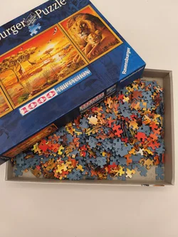 Ravensburger Puzzle "Triptychon  Afrika", 1000 Teile – Vorschau 2