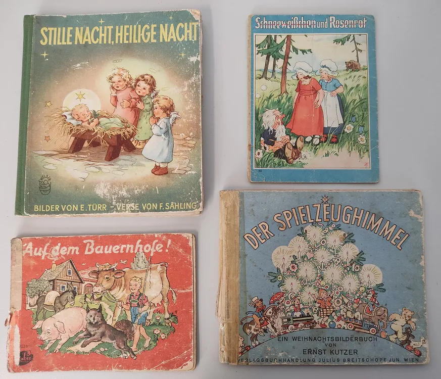 Konvolut Bilderbücher Spielzeughimmel Schneeweißchen Stille Nacht Bauernhof - Bild 1
