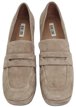 BIBI LOU Damen Plateau Schuhe, beige - Gr. 38 - Bild 3