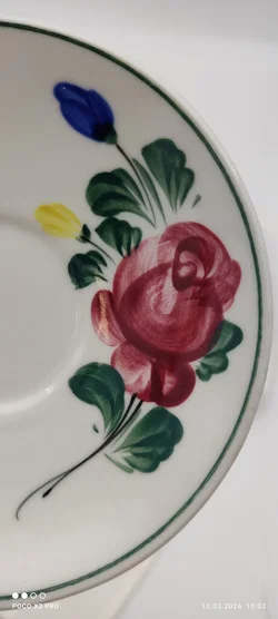 Lilien Porzellan Mocca-Untersetzer 6er | Sammlerstück - Bild 6