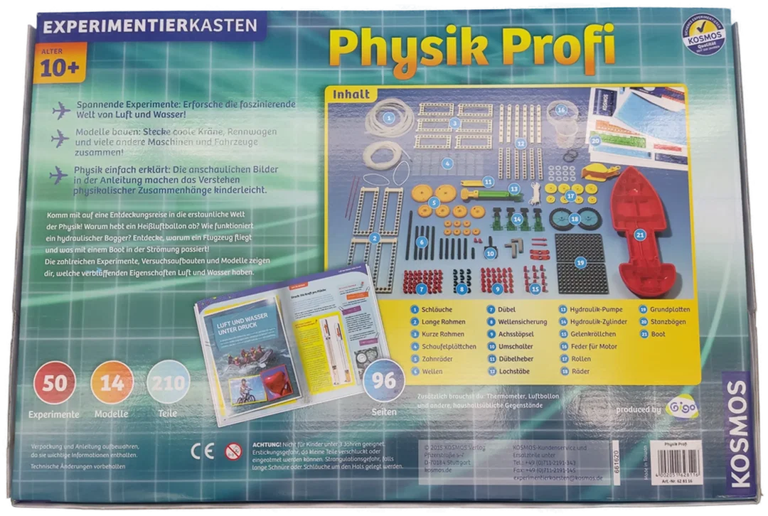 Kosmos Experimentierkasten "Physik Profi" – Bild 2