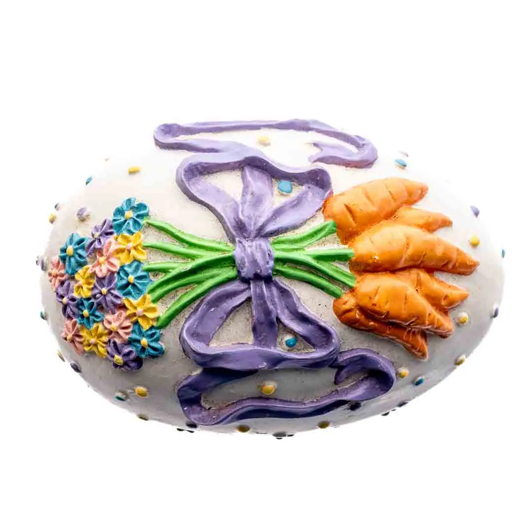 Oster-Deko Osterei Diorama Ton/Keramik Länge ca 10cm  - Bild 1