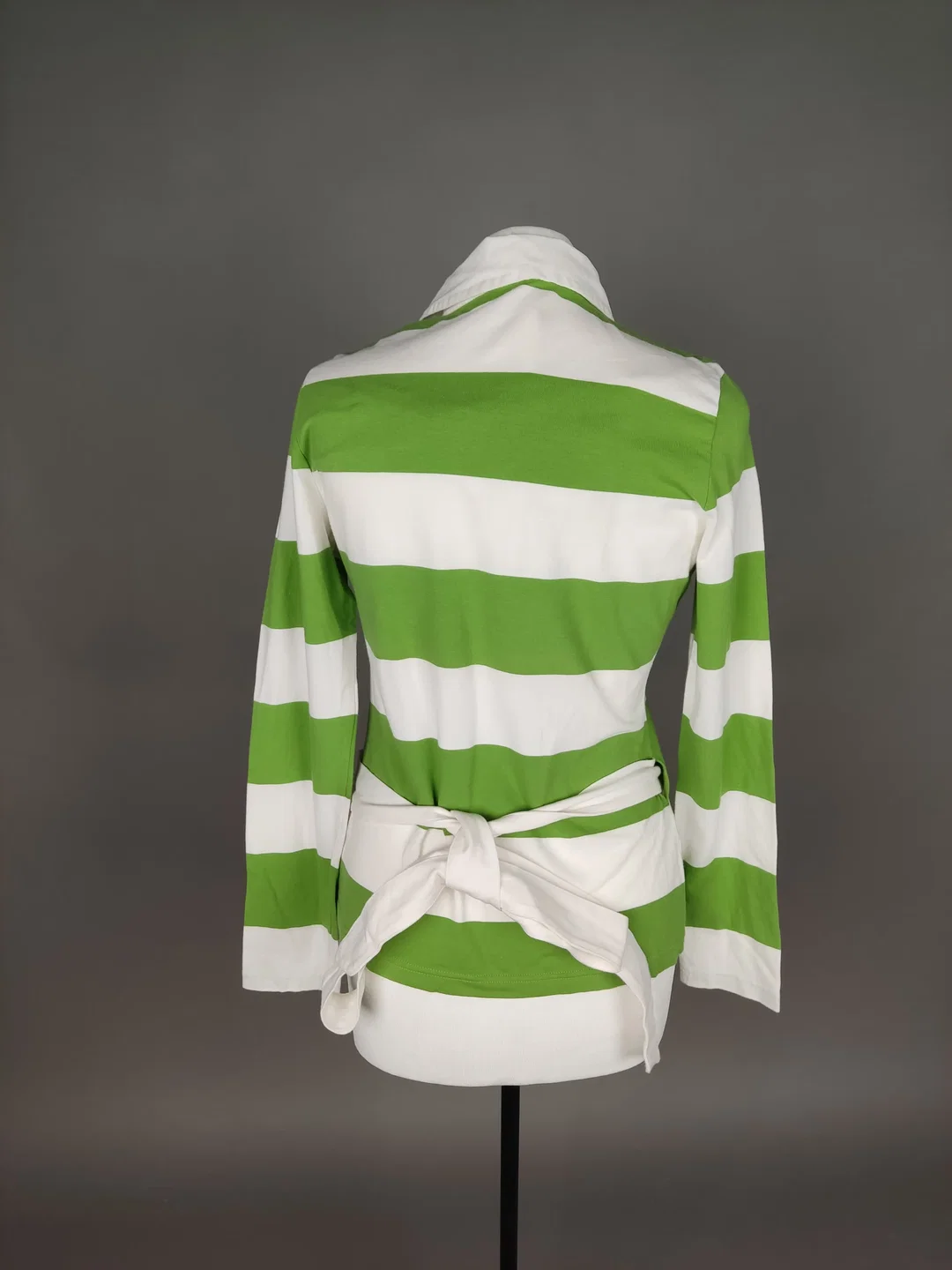 Tommy Hilfiger Damen Wickel-Shirt gestreift - L / 40 – Bild 3