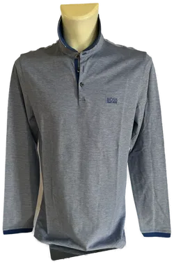 HUGO BOSS Langarm-Shirt blau Gr. L - Bild 1