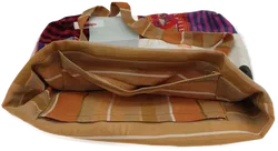 Tragtasche Stoff mehrfarbig + Henkel - Bild 3