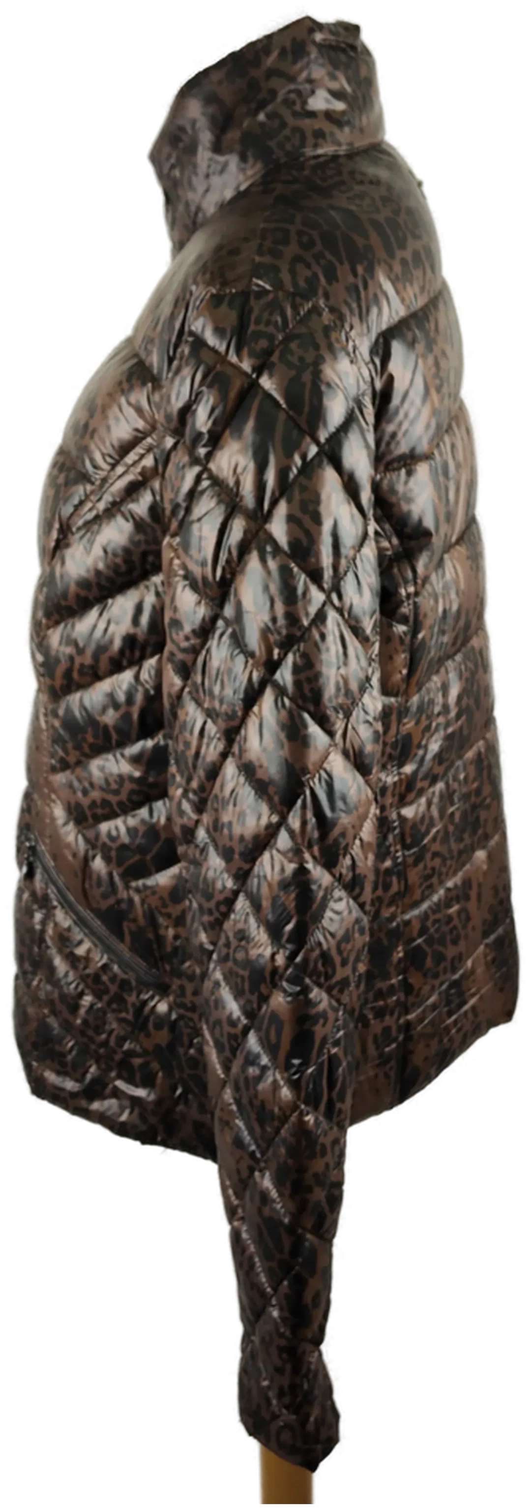 Charles Vögele Steppjacke Damen Größe 44 Animal Print | Herbstlook – Bild 3
