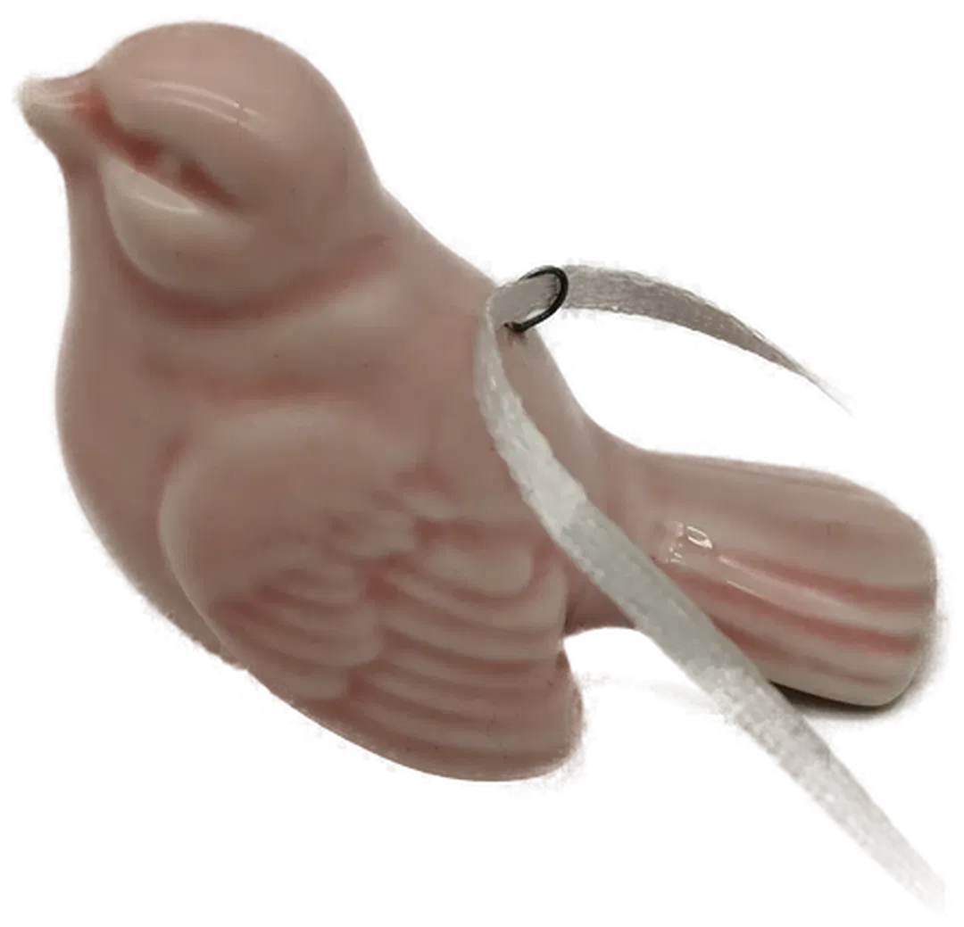 Kleiner Vogel-Aufhänger - Keramik/Porzellan - Bild 4