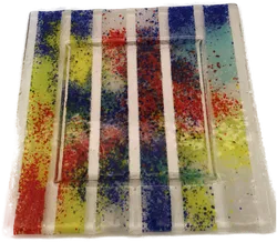 Glasteller handbemalt - Bild 2