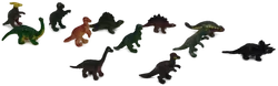 Kleine Dinosaurier Figuren aus Gummi ca 6cm Konvolut 12 Stück  - Bild 5