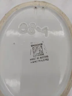 Gmundner Keramik Teller - auch zum Aufhängen - Bild 3