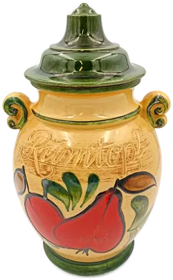 Scheurich Keramik Rumtopf mit Deckel Model 826-36 W. Germany  - Bild 1