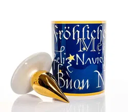 Arzberg Weihnachten Keks-Dose in Kerzenform - Bild 2