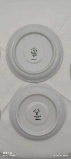 Lilien Porzellan Mocca-Untersetzer 6er | Sammlerstück - Bild 7