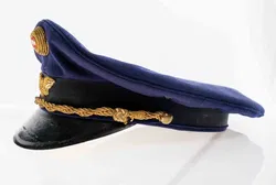 ÖBB Bahnkappe, Größe 62, goldene Flügelabzeichen, dunkelblau - Bild 4