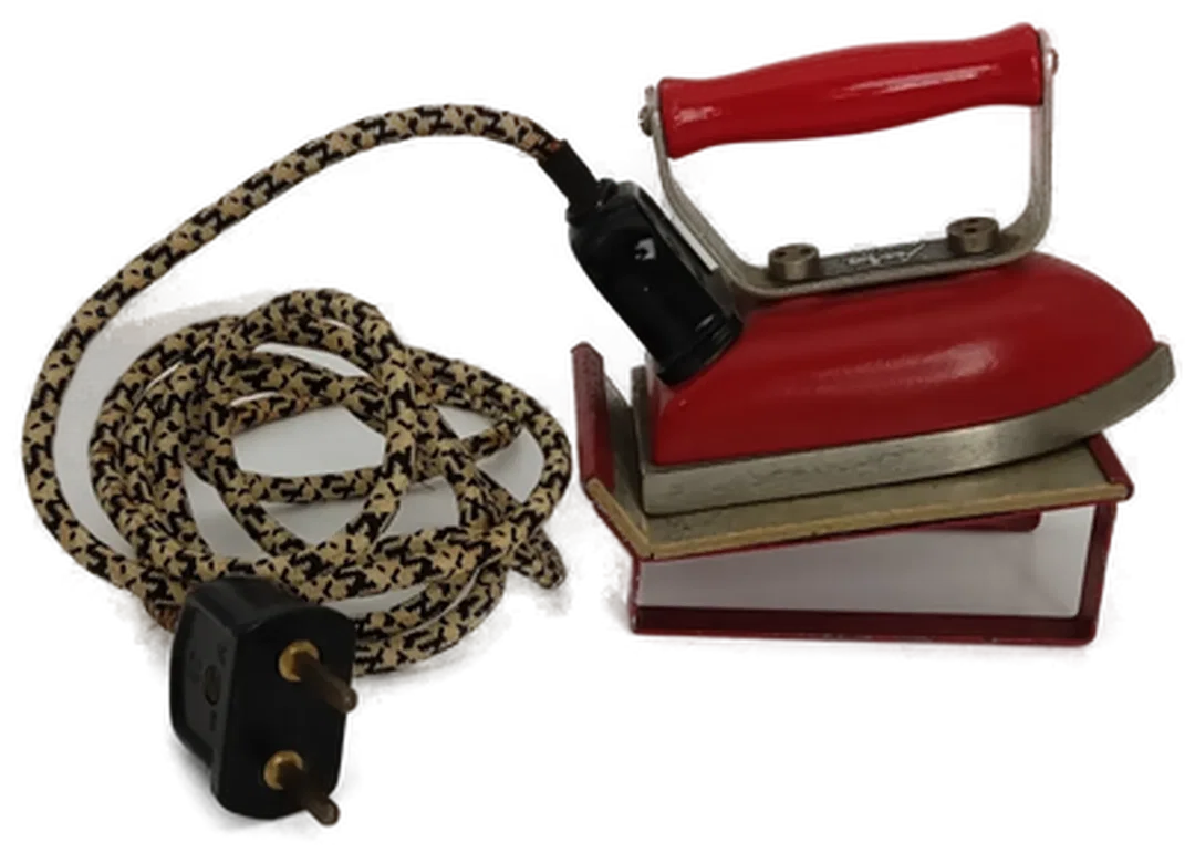 Antikes Vintage mini Reise Bügeleisen, Marke Jura - Bild 1