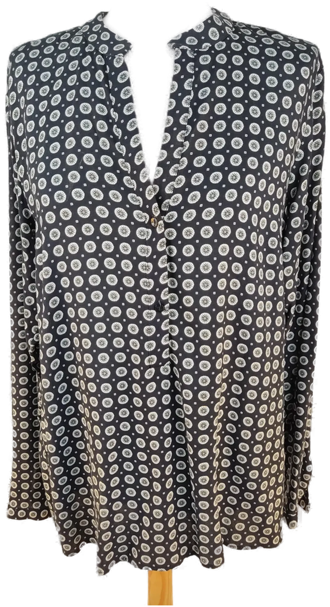 Janina Damenbluse / schwarz-weiß -Größe: XL/42 - Bild 1