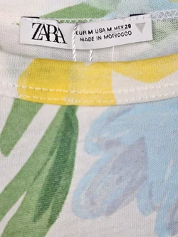 ZARA Damen T-Shirt, multicolor - Gr. M  - Bild 4