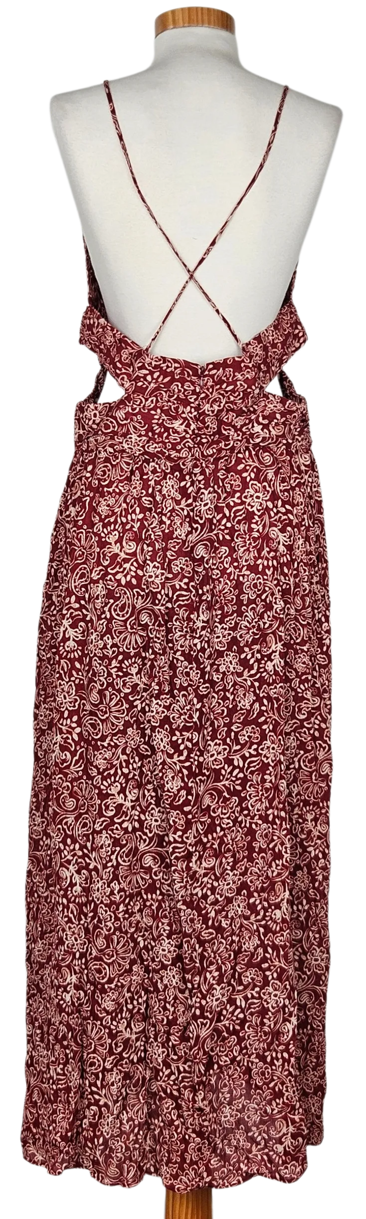 ZARA Damen Maxikleid, rot - Gr. XS – Bild 3
