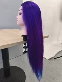 Frisurkopf, Trainingskopf Friseur, violett - Bild 4