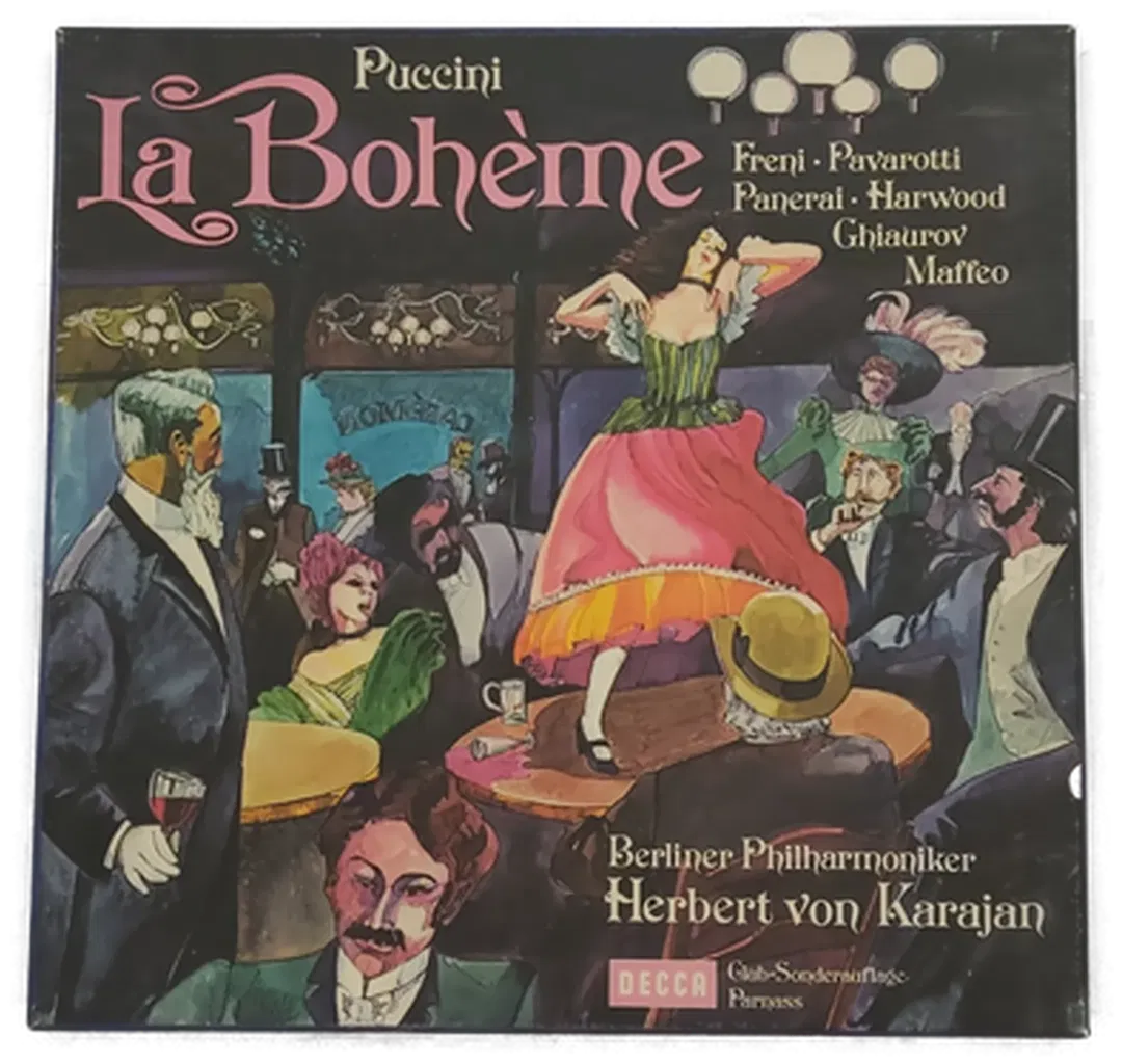 Langspielplatte Puccini – La Bohème (2LP Box) | Freni, Pavarotti, Karajan | DECCA Sonderauflage - Bild 1