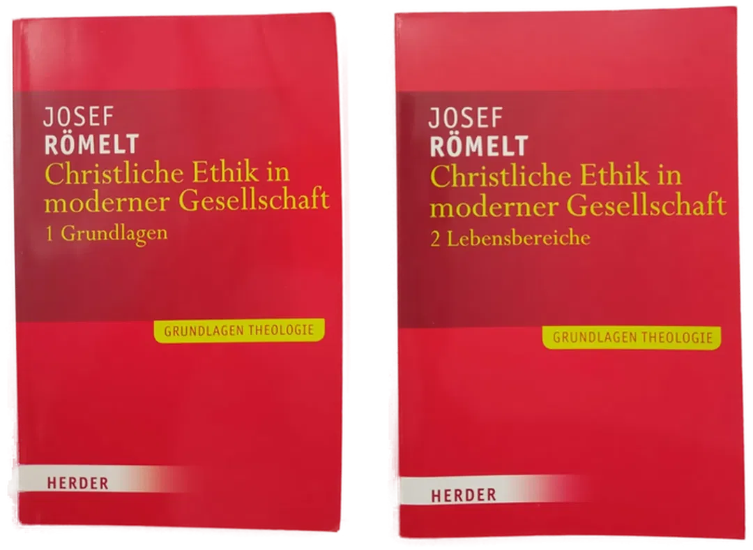 Christliche Ethik in moderner Gesellschaft - Josef Römelt, Band 1 (Grundlagen) + Band 2 (Lebensbereiche) - Bild 2
