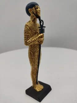 Goldener Ptah Porzellan & Zertifikat von Franklin Mint | Limitierte Rarität – Vorschau 6
