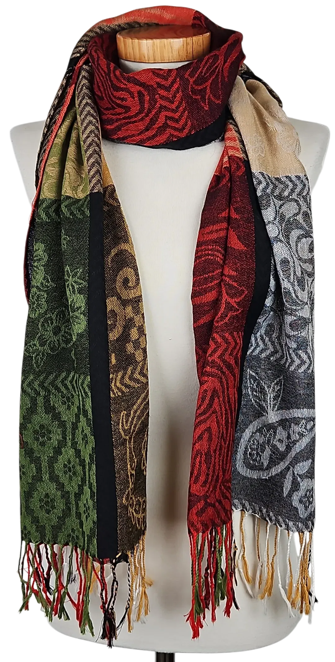 Damen Seidenschal - multicolor - Bild 1