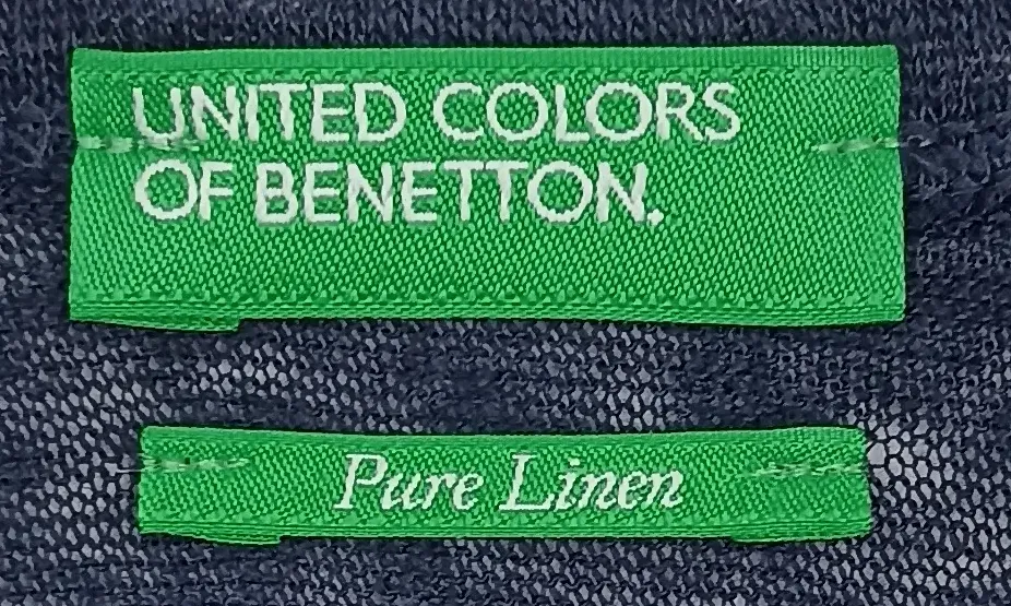 United Colors of Benetton Kindertop dunkelblau/weiß Gr. M – Bild 3