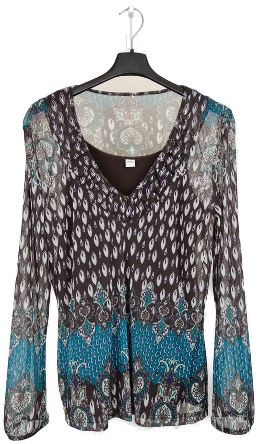 s.Oliver Damen Bluse mehrfarbig Gr. 40 - Bild 1