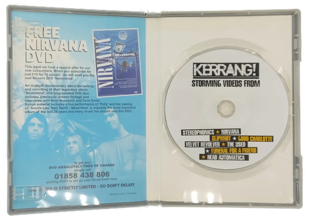 DVD "Kerrang! Storming Videos from Stereophonics, Nirvana, Slipknot,..." – Bild 3