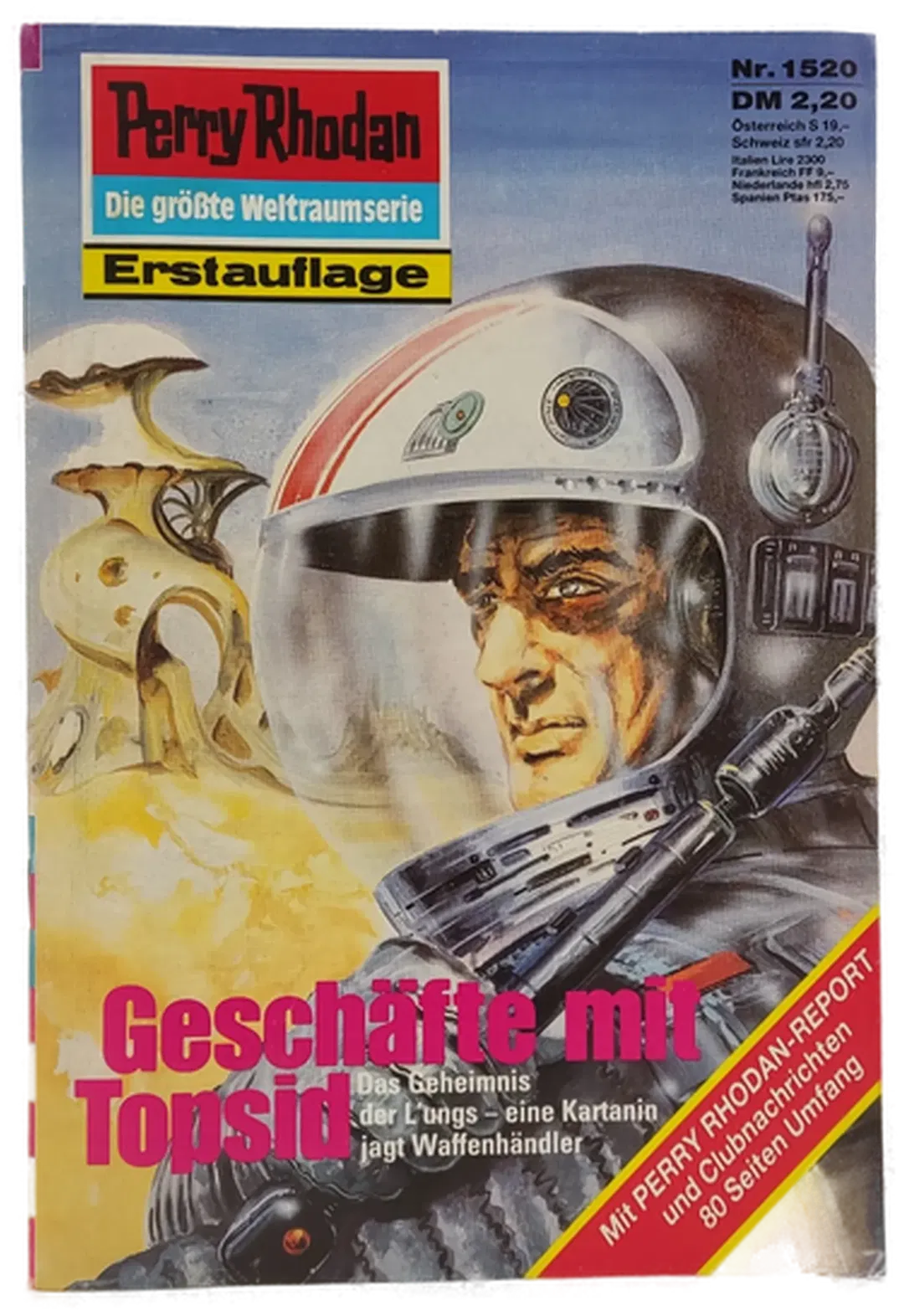 Romanheft Perry Rhodan Geschäfte mit Topsid Erstauflage Nr. 1520 - Bild 2