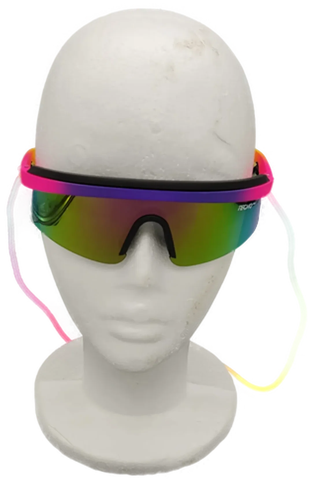 Tecno pro Sport-Sonnenbrille mit Brillentasche Neon 90's – Bild 2