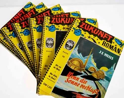 Vintage Pulp Fiction: SF: Zukunft-Roman – 6 Hefte (Oase Verlag) Nr. 6, 7, 13, 14, 15, 19 - Bild 2