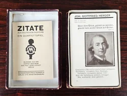 Ein Quartettspiel - ZITATE AUS DEUTSCHEN DICHTERN - Vintage Gesellschaftsspiel - Ravensburger – Vorschau 2