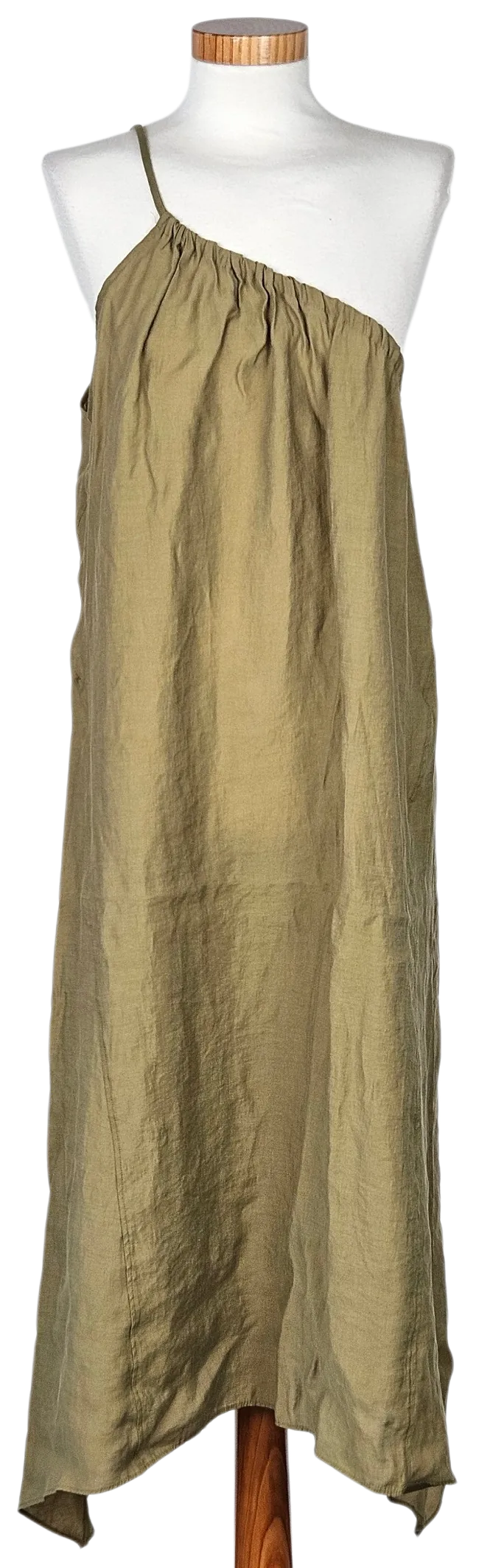 ZARA Damen Midikleid, grün - Gr. EUR L  - Bild 4