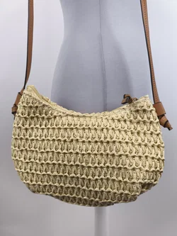 Handtasche geflochten, Sommer - Bild 2