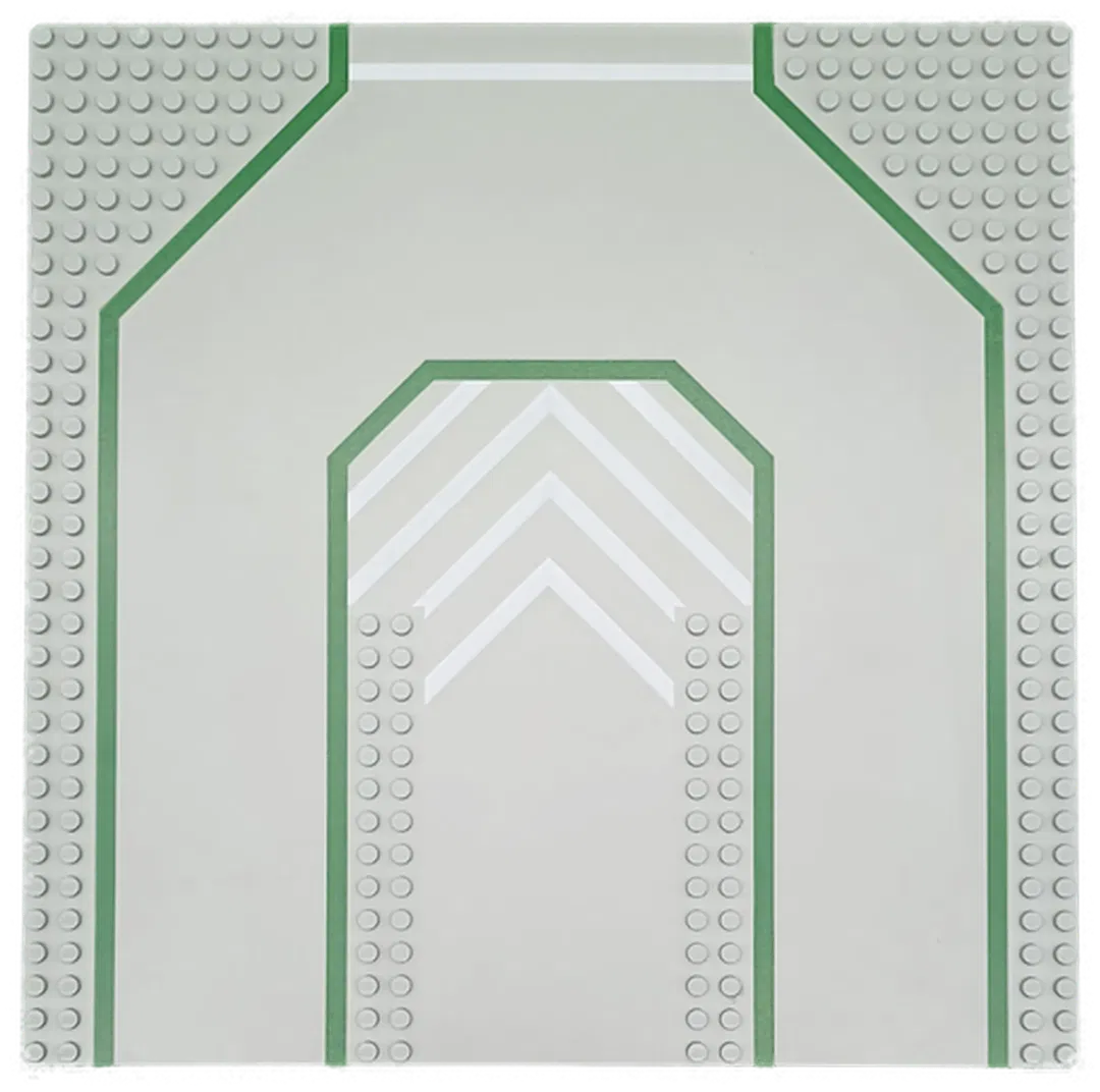 LEGO Grundplatte mit Straße 32 x 32 Noppen grau - Bild 4