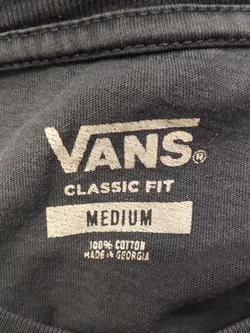 Vans Herren Shirt Baumwolle Unifarben Gr. 48 | Sommerbegleiter - Bild 4