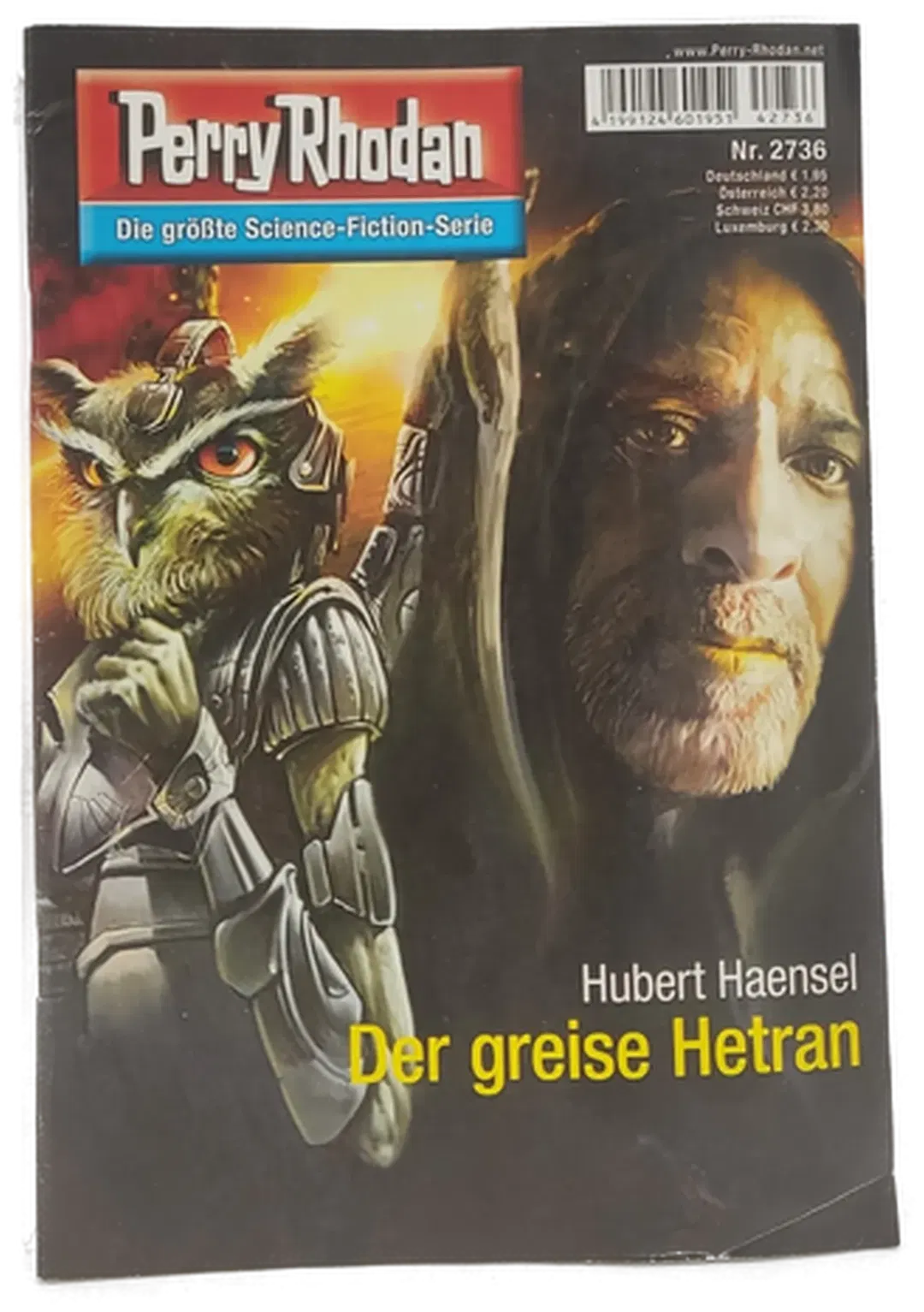  Romanheft Perry Rhodan Der greise Hetran Erstauflage Nr. 2736 - Bild 2