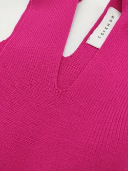 Topshop Damen Kleid, pink - Gr. XS - Bild 4