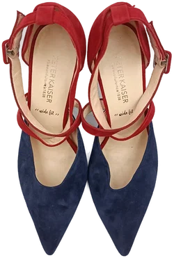 Peter Kaiser Damenpumps blau/rot Gr. 6 – Vorschau 5
